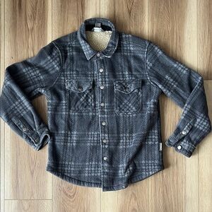 Eddie Bauer Sherpa lined flannel size 10/12